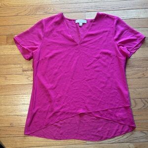 Michael Kors Fuchsia Short Sleeve Top